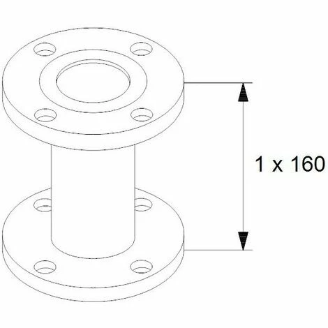 GRUNDFOS Ausgleichstück F. Flanschpumpen A 65-160 PN06, GRUNDFOS # 559923, Je Satz 2 GRUNDFOS Ausgleichstück F. Flanschpumpen A 65-160 PN06, GRUNDFOS # 559923, Je Satz – Bild 2