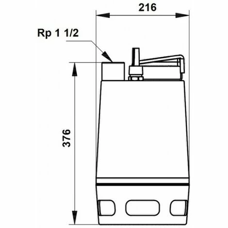 GRUNDFOS Schmutzwasserpumpe AP35.40.06.3.V 400V, GRUNDFOS # 96000169 2 GRUNDFOS Schmutzwasserpumpe AP35.40.06.3.V 400V, GRUNDFOS # 96000169 – Bild 2