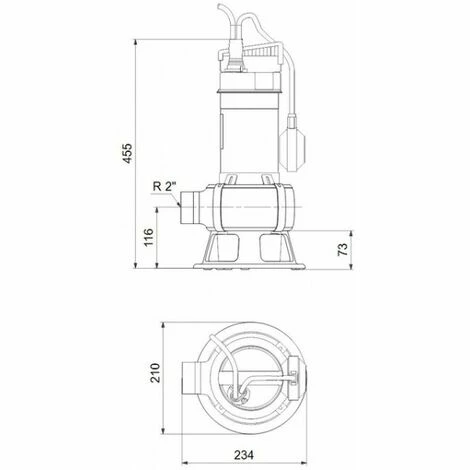 GRUNDFOS Schmutzwasserp. Unilift AP50B.50.11.A1V 10 M Kabel, 230V, GRUNDFOS # 96468352 2 GRUNDFOS Schmutzwasserp. Unilift AP50B.50.11.A1V 10 M Kabel, 230V, GRUNDFOS # 96468352 – Bild 2