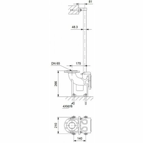 GRUNDFOS Kupplungsfußkrümmer DN 65, 1 1/2" GRUNDFOS # 96090992 2 GRUNDFOS Kupplungsfußkrümmer DN 65, 1 1/2" GRUNDFOS # 96090992 – Bild 2
