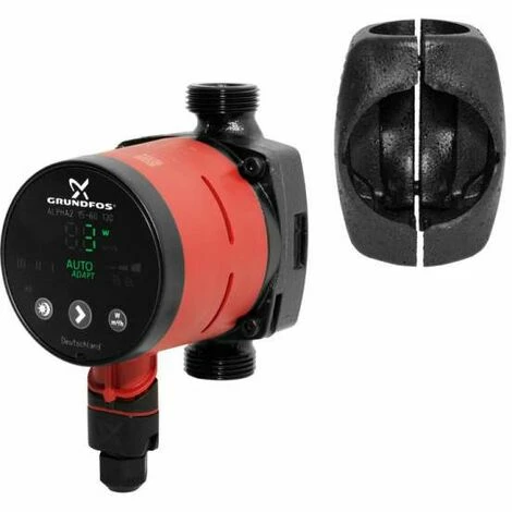 Grundfos Alpha2 15-80 130 NEU 98676767 Niedrigenergiepumpe Mit Autoadapt Inkl. Dämmschale 2 Grundfos Alpha2 15-80 130 NEU 98676767 Niedrigenergiepumpe Mit Autoadapt Inkl. Dämmschale – Bild 2